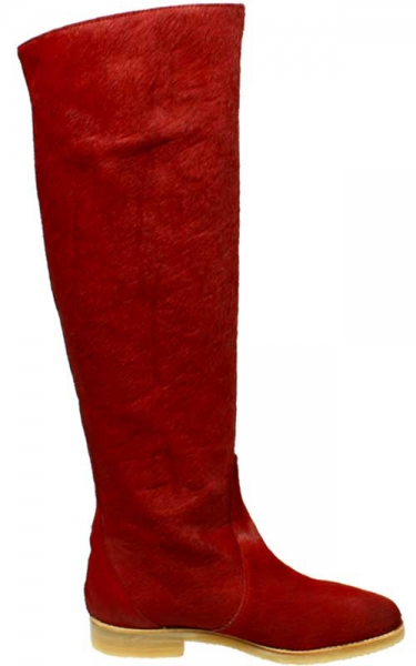 Rote Stiefel St.Petersburg by Petruska - Fellboots in Rot