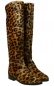 Preview: Leoparden Stiefel Boots Patagonia by Petruska - Damenstiefel Fell Leo-Look Cognac