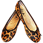Preview: Leopard Ballerinas Massai Animalprint by Petruska