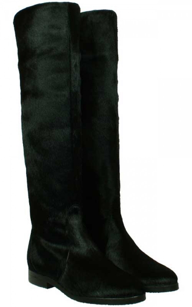 Boots Taschkent by Petruska - Damenstiefel Fell Schwarz