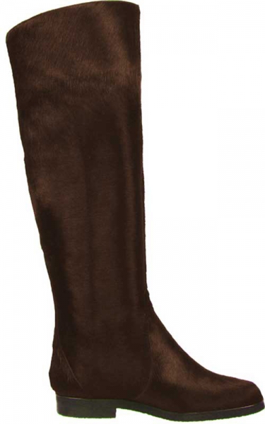 Braune Schaftstiefel Boots Jasper by Petruska - Fellstiefel mit Kreppsohle