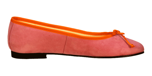 Ballerinas Schuhe in Pink aus Wildleder-Ballerinas Jodhpur by Petruska .