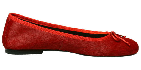 Fellballerinas in Rot - Ballerinas Schuhe Miramichi by Petruska - Fell Damenschuhe