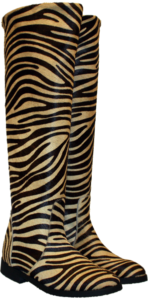 Zebra Stiefel Animalprint - Boots Serengeti by Petruska